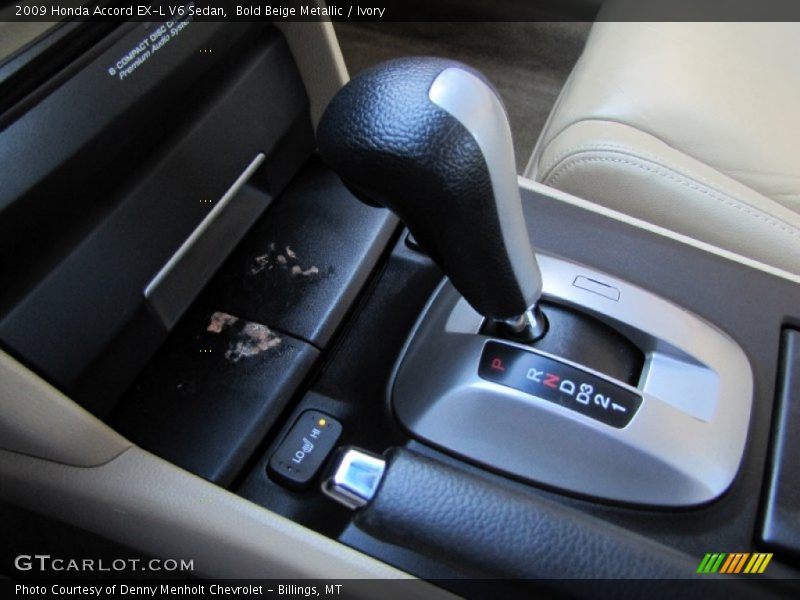  2009 Accord EX-L V6 Sedan 5 Speed Automatic Shifter