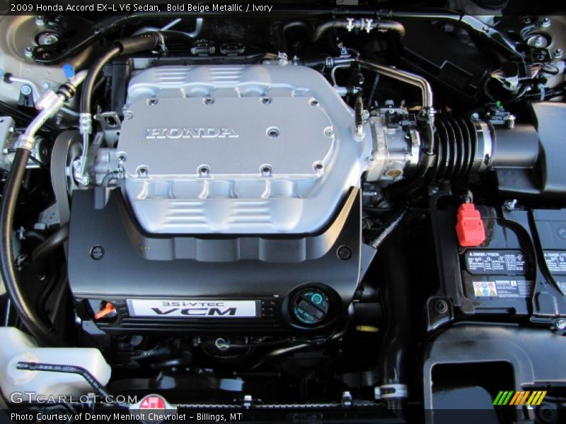  2009 Accord EX-L V6 Sedan Engine - 3.5 Liter SOHC 24-Valve VCM V6