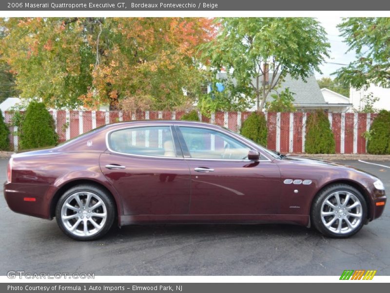 Bordeaux Pontevecchio / Beige 2006 Maserati Quattroporte Executive GT