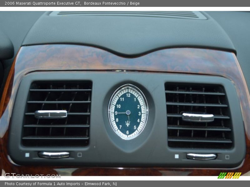 Bordeaux Pontevecchio / Beige 2006 Maserati Quattroporte Executive GT