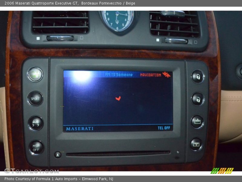 Bordeaux Pontevecchio / Beige 2006 Maserati Quattroporte Executive GT