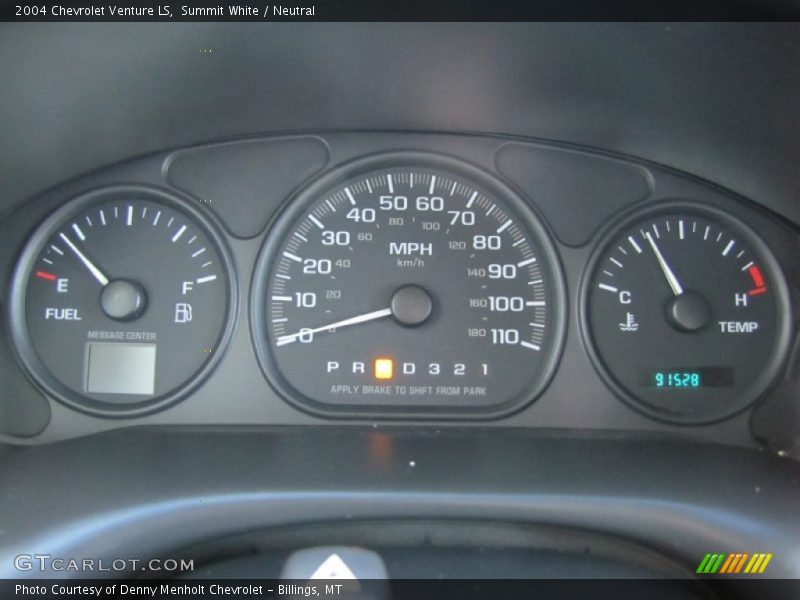Summit White / Neutral 2004 Chevrolet Venture LS