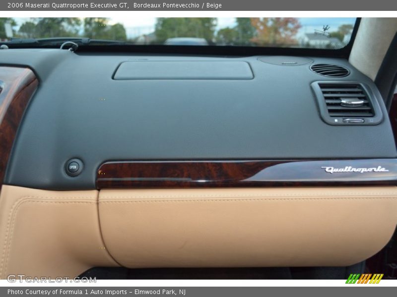 Bordeaux Pontevecchio / Beige 2006 Maserati Quattroporte Executive GT