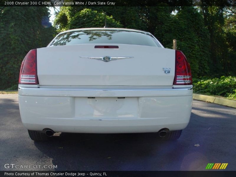 Cool Vanilla White / Dark Slate Gray 2008 Chrysler 300 C HEMI