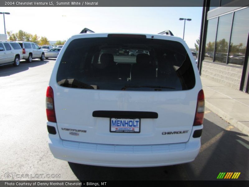 Summit White / Neutral 2004 Chevrolet Venture LS