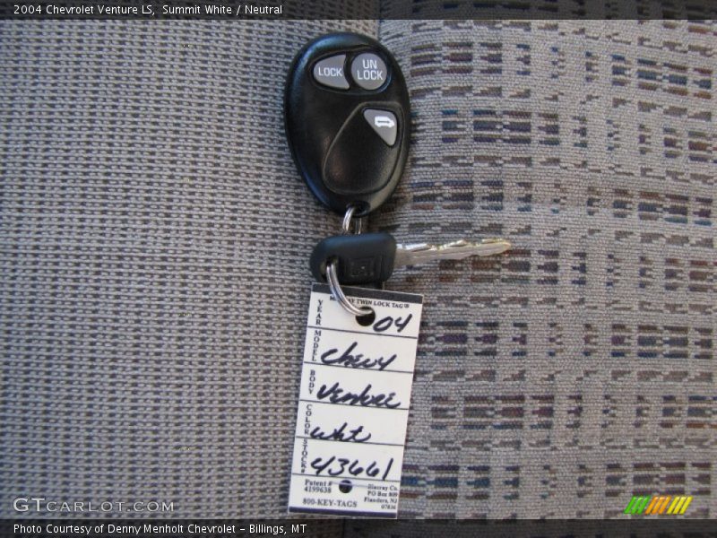 Summit White / Neutral 2004 Chevrolet Venture LS