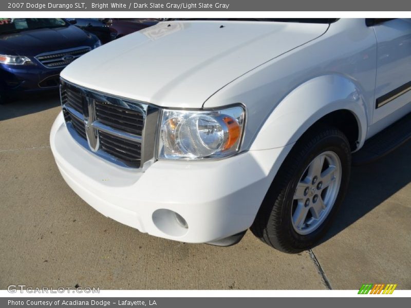 Bright White / Dark Slate Gray/Light Slate Gray 2007 Dodge Durango SLT