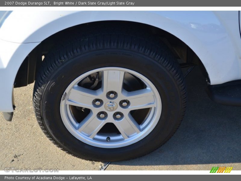 Bright White / Dark Slate Gray/Light Slate Gray 2007 Dodge Durango SLT