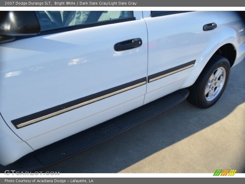 Bright White / Dark Slate Gray/Light Slate Gray 2007 Dodge Durango SLT