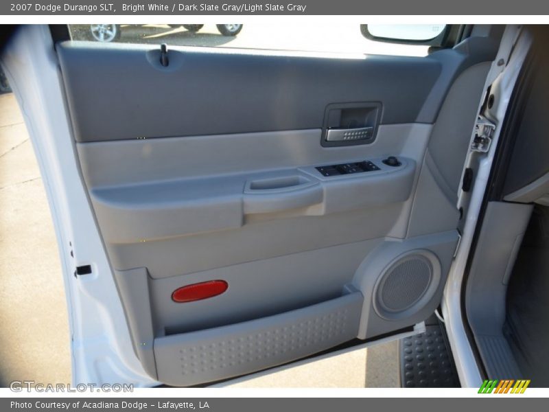 Bright White / Dark Slate Gray/Light Slate Gray 2007 Dodge Durango SLT
