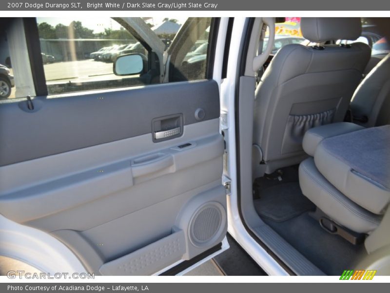 Bright White / Dark Slate Gray/Light Slate Gray 2007 Dodge Durango SLT