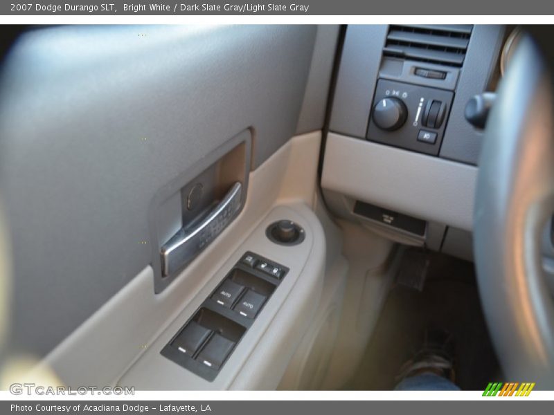 Bright White / Dark Slate Gray/Light Slate Gray 2007 Dodge Durango SLT