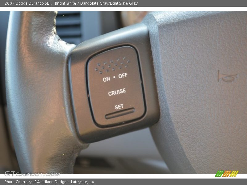 Bright White / Dark Slate Gray/Light Slate Gray 2007 Dodge Durango SLT