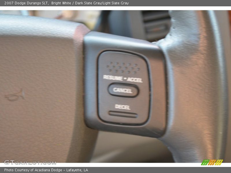 Bright White / Dark Slate Gray/Light Slate Gray 2007 Dodge Durango SLT