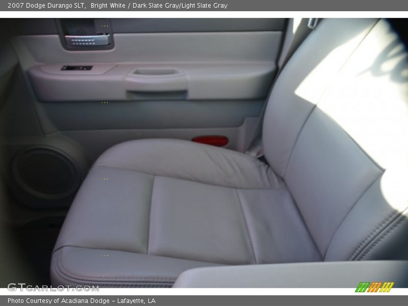 Bright White / Dark Slate Gray/Light Slate Gray 2007 Dodge Durango SLT