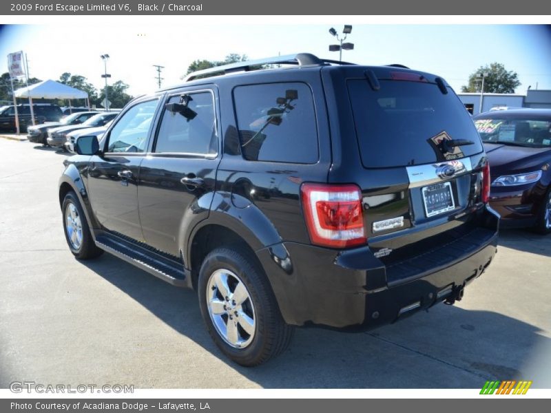 Black / Charcoal 2009 Ford Escape Limited V6