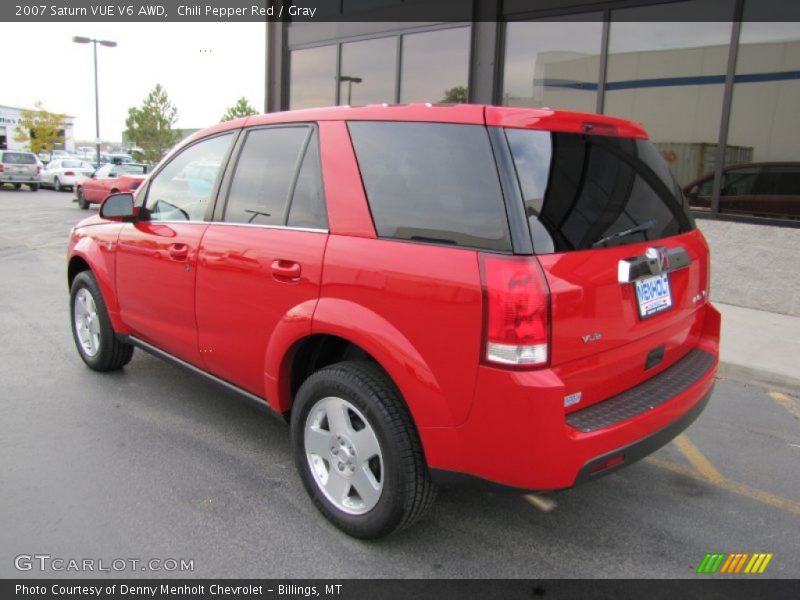 Chili Pepper Red / Gray 2007 Saturn VUE V6 AWD