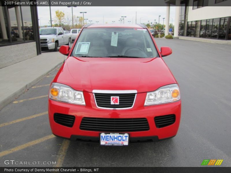 Chili Pepper Red / Gray 2007 Saturn VUE V6 AWD