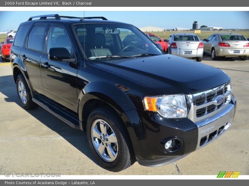 Black / Charcoal 2009 Ford Escape Limited V6