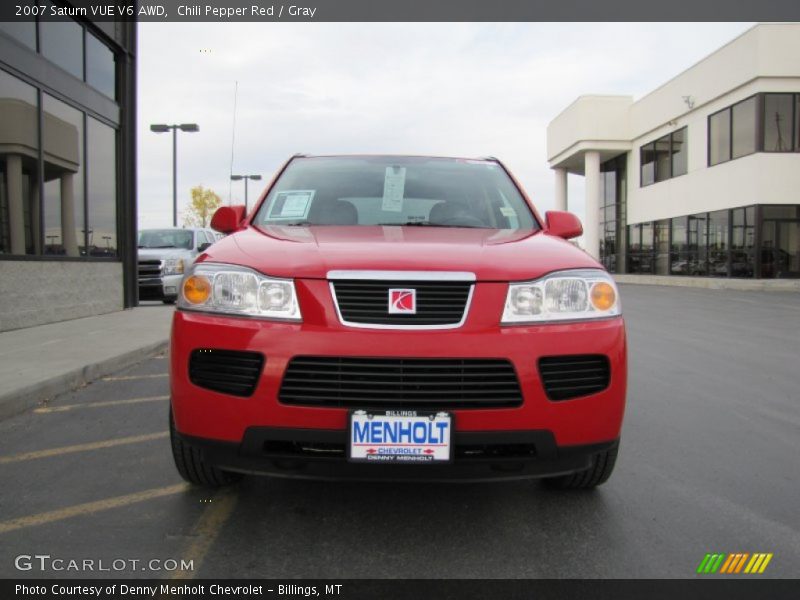 Chili Pepper Red / Gray 2007 Saturn VUE V6 AWD