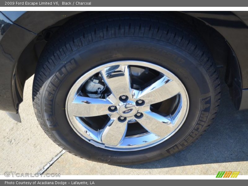 Black / Charcoal 2009 Ford Escape Limited V6