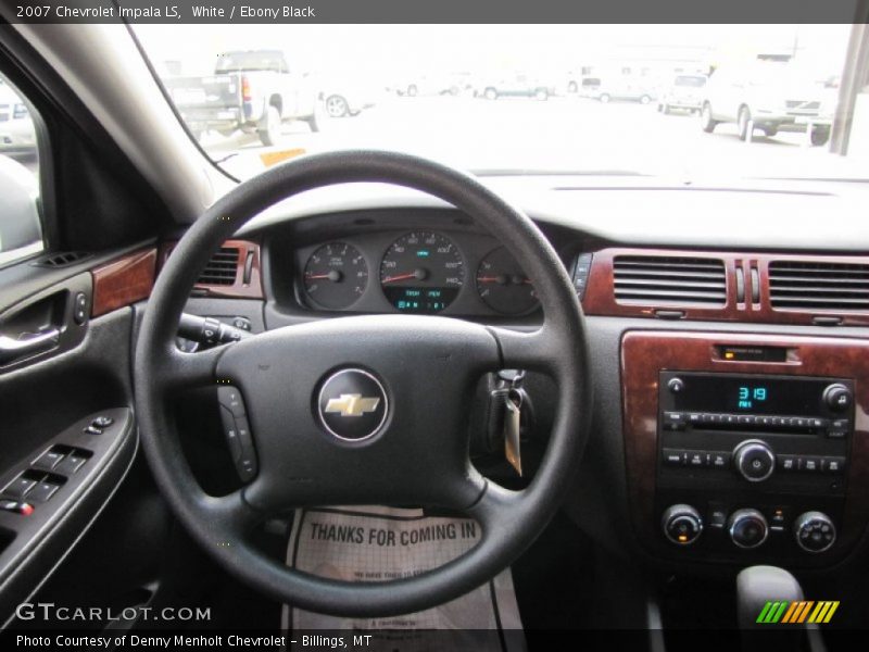 Dashboard of 2007 Impala LS