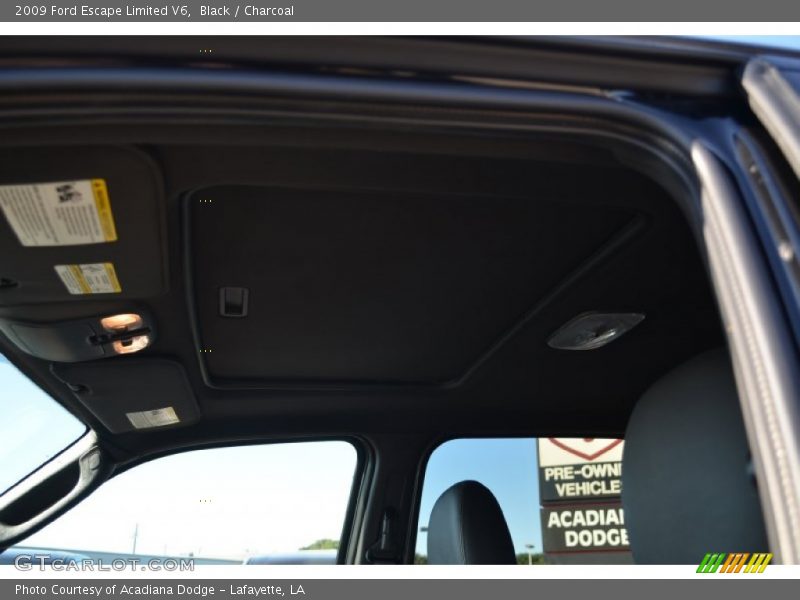 Black / Charcoal 2009 Ford Escape Limited V6
