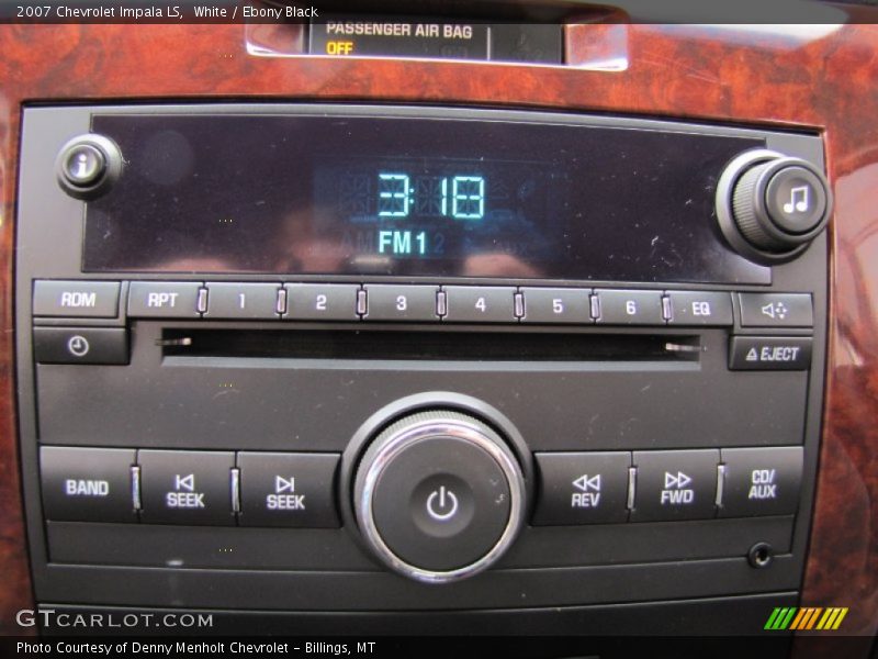 Audio System of 2007 Impala LS