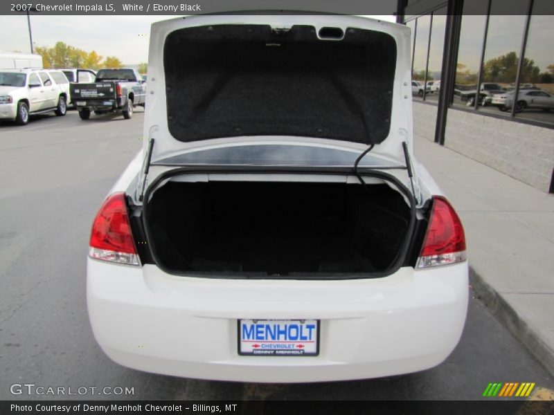 White / Ebony Black 2007 Chevrolet Impala LS