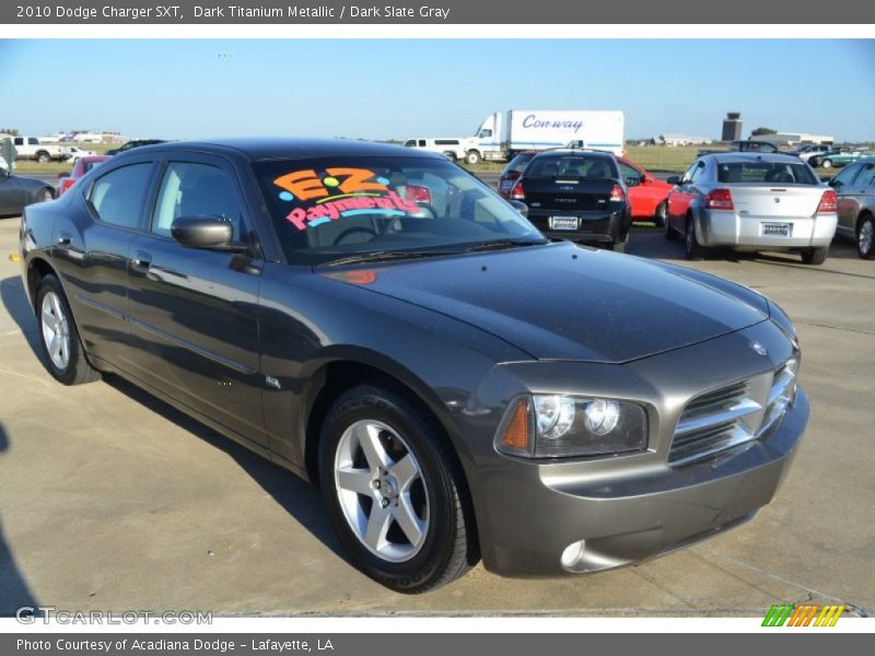 Dark Titanium Metallic / Dark Slate Gray 2010 Dodge Charger SXT