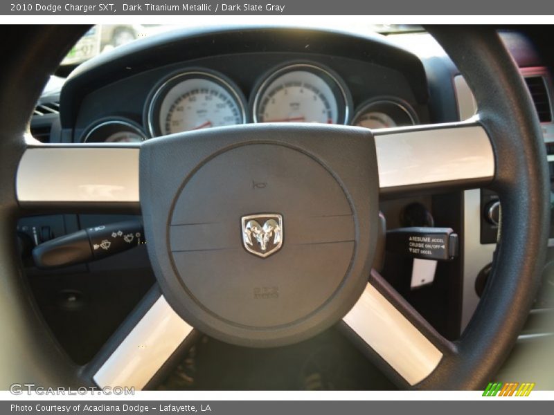 Dark Titanium Metallic / Dark Slate Gray 2010 Dodge Charger SXT