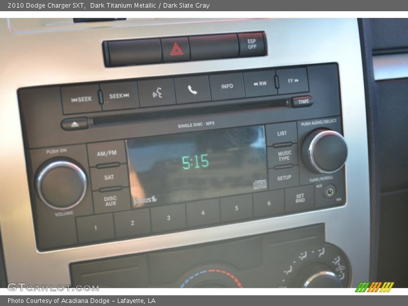 Dark Titanium Metallic / Dark Slate Gray 2010 Dodge Charger SXT