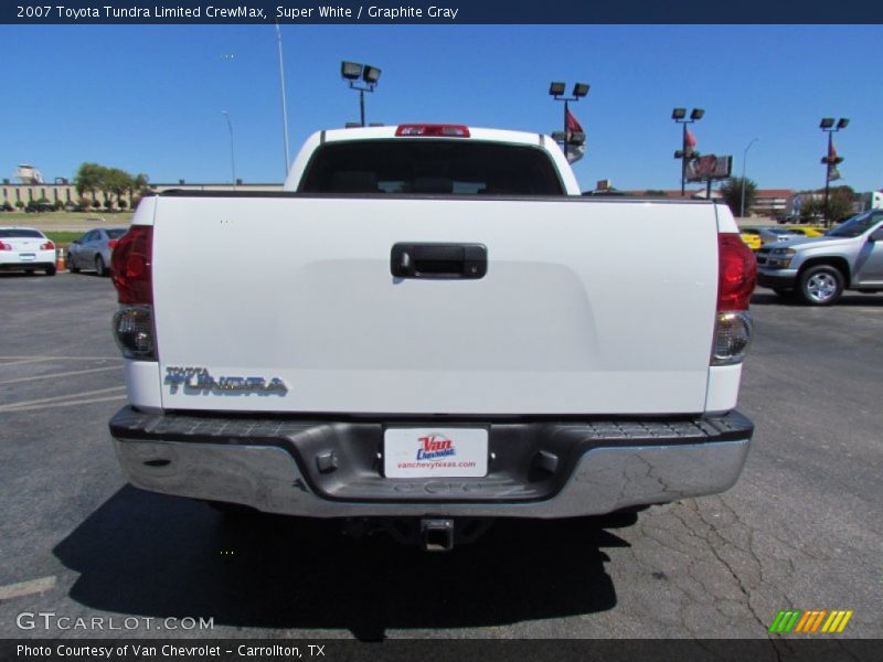 Super White / Graphite Gray 2007 Toyota Tundra Limited CrewMax