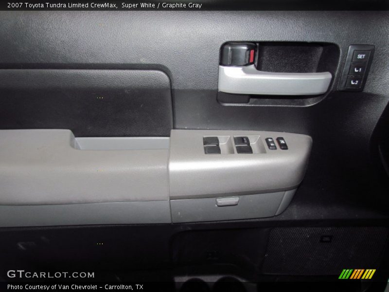 Super White / Graphite Gray 2007 Toyota Tundra Limited CrewMax