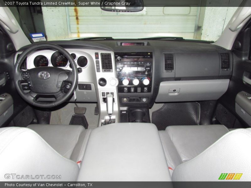 Super White / Graphite Gray 2007 Toyota Tundra Limited CrewMax