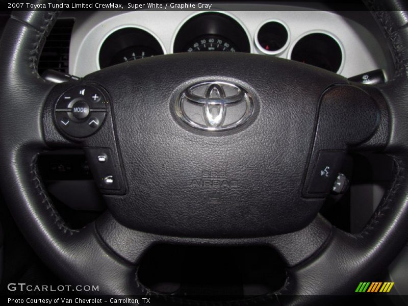 Super White / Graphite Gray 2007 Toyota Tundra Limited CrewMax