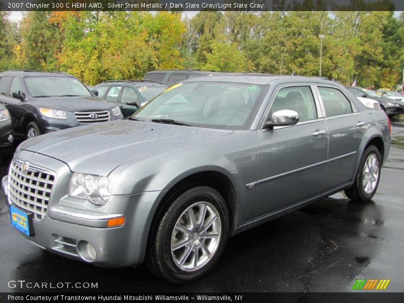 Silver Steel Metallic / Dark Slate Gray/Light Slate Gray 2007 Chrysler 300 C HEMI AWD