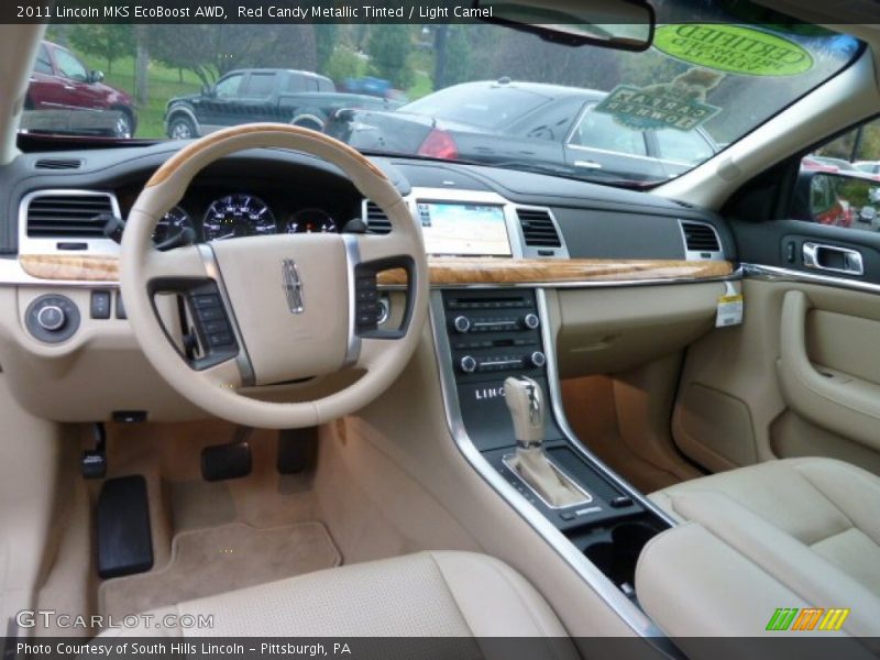  2011 MKS EcoBoost AWD Light Camel Interior