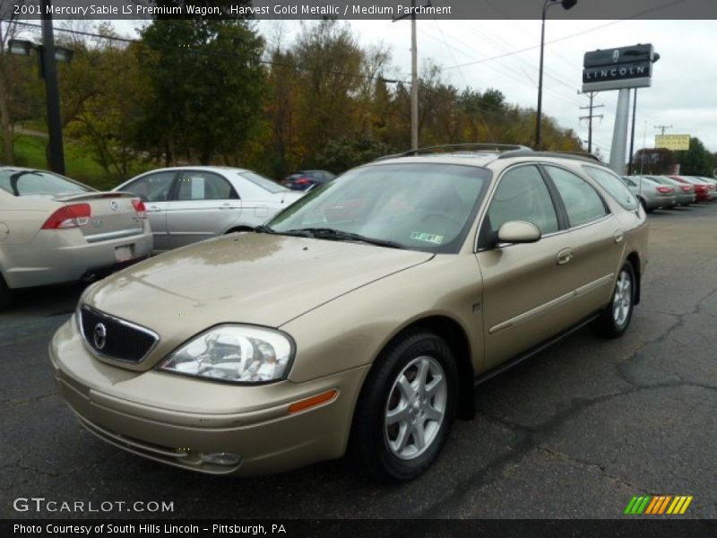 Harvest Gold Metallic / Medium Parchment 2001 Mercury Sable LS Premium Wagon