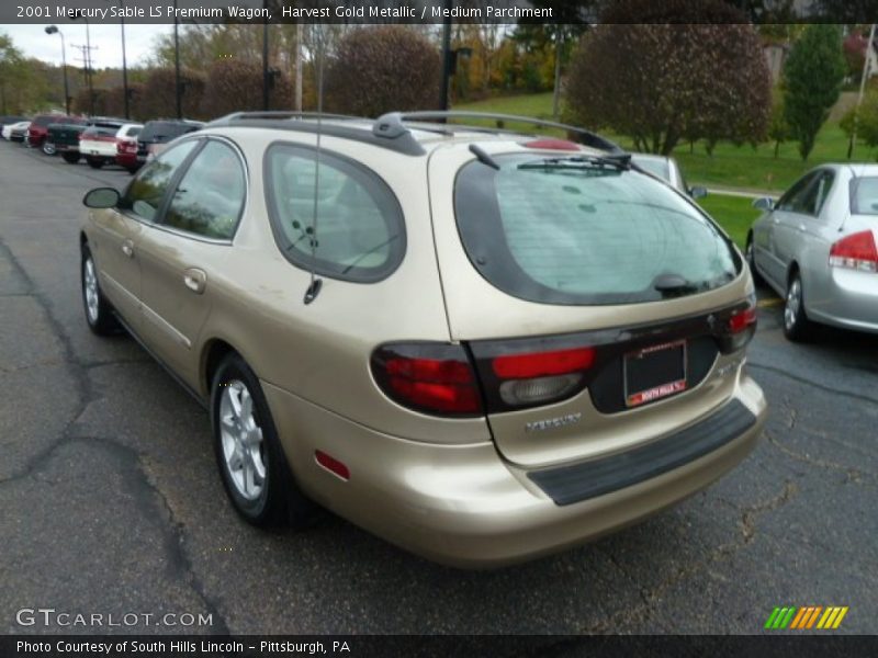 Harvest Gold Metallic / Medium Parchment 2001 Mercury Sable LS Premium Wagon