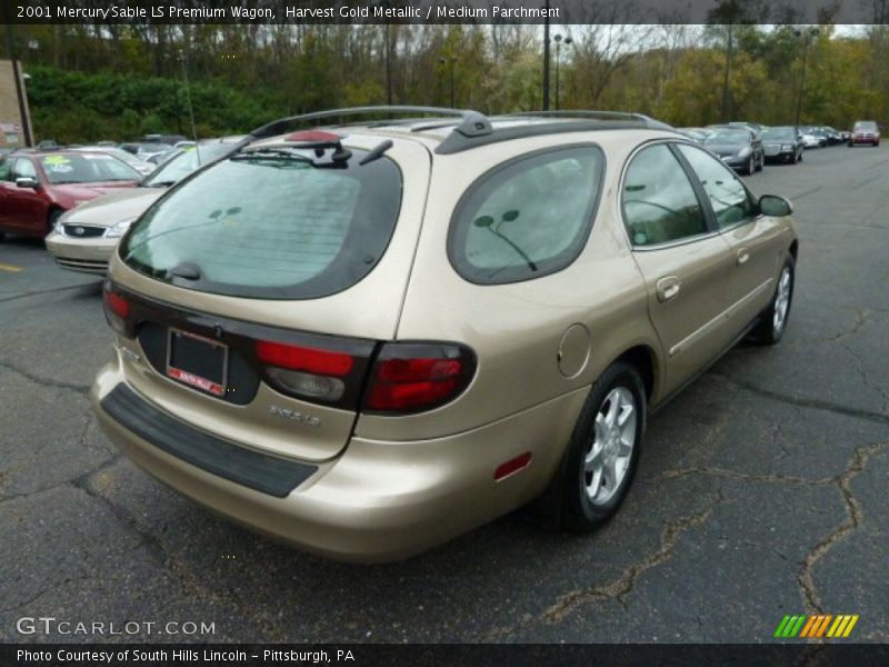 Harvest Gold Metallic / Medium Parchment 2001 Mercury Sable LS Premium Wagon