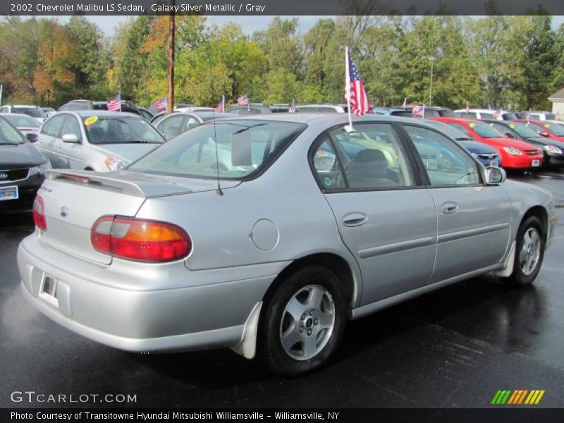 Galaxy Silver Metallic / Gray 2002 Chevrolet Malibu LS Sedan