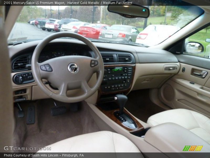 Harvest Gold Metallic / Medium Parchment 2001 Mercury Sable LS Premium Wagon