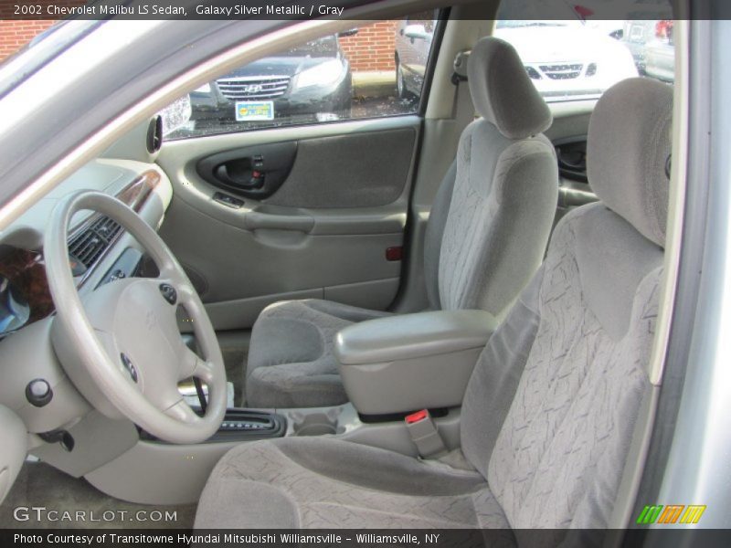 Galaxy Silver Metallic / Gray 2002 Chevrolet Malibu LS Sedan