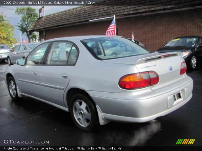 Galaxy Silver Metallic / Gray 2002 Chevrolet Malibu LS Sedan