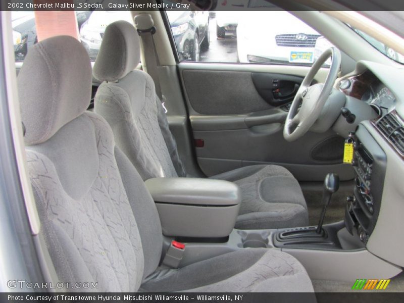 Galaxy Silver Metallic / Gray 2002 Chevrolet Malibu LS Sedan