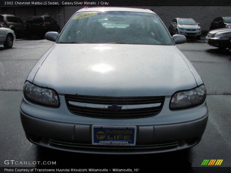 Galaxy Silver Metallic / Gray 2002 Chevrolet Malibu LS Sedan