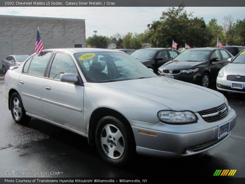 Galaxy Silver Metallic / Gray 2002 Chevrolet Malibu LS Sedan