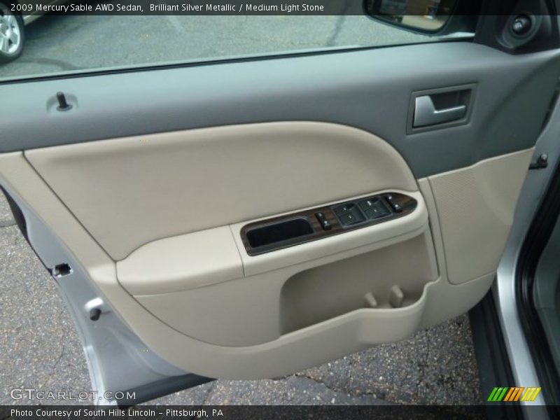 Brilliant Silver Metallic / Medium Light Stone 2009 Mercury Sable AWD Sedan