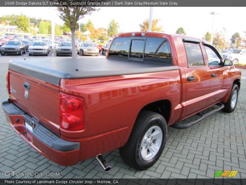  2008 Dakota SLT Crew Cab Sunburst Orange Pearl